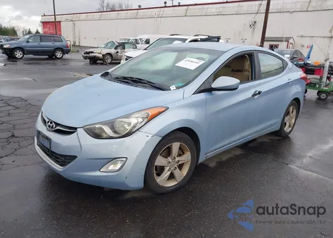 2012 Hyundai Elantra Gls (Ulsan Plant) z USA, uszkodzony, nr VIN KMHDH4AE0CU291202